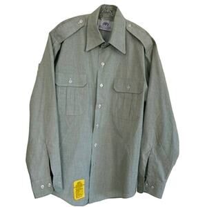 Military Workwear Button Up Shirt DSCP Garrison Mens 16 34/35